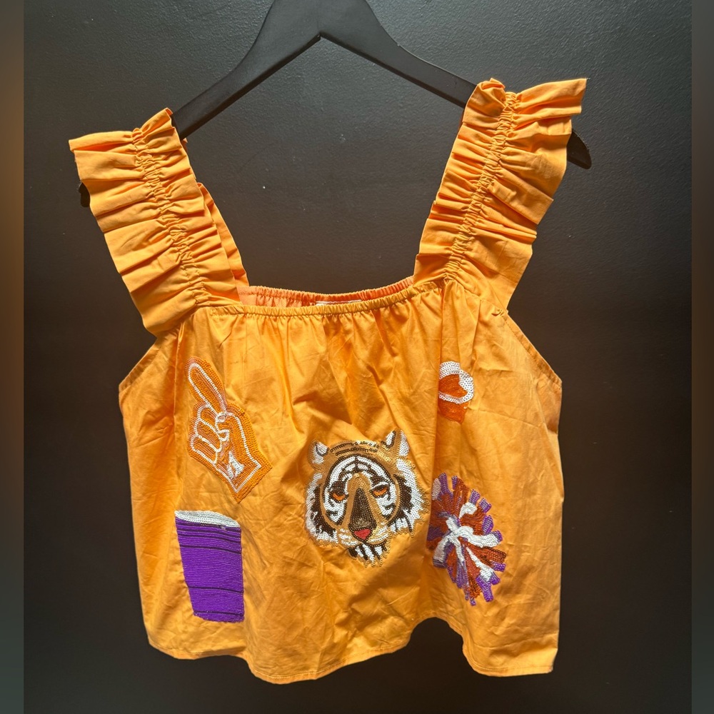 QUEEN OF SPARKLES GAME-DAY TANK NEW